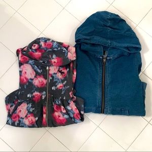 Abercrombie kids and Gap kids Zip up Hoodies